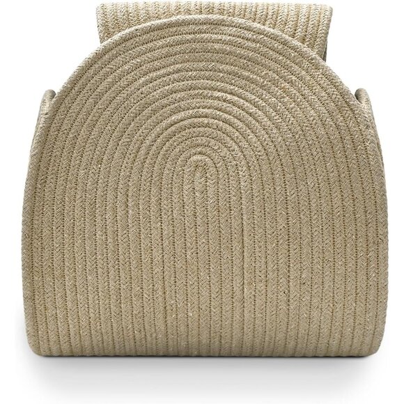 Women Quilted Cotton Rope Crossbody Bag Small Shoulder Purse with Adjustable Str - Picture 5 of 7